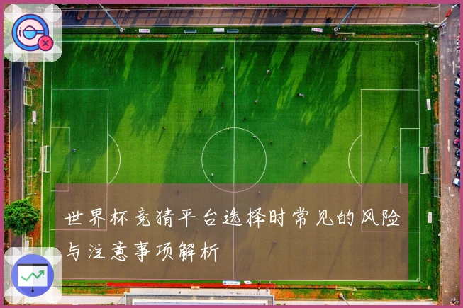 世界杯竞猜平台选择时常见的风险与注意事项解析