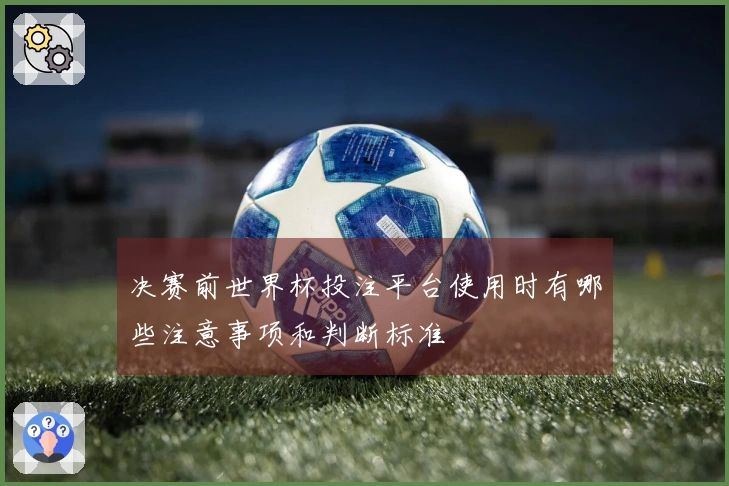 决赛前世界杯投注平台使用时有哪些注意事项和判断标准