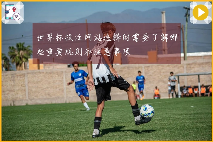世界杯投注网站选择时需要了解哪些重要规则和注意事项